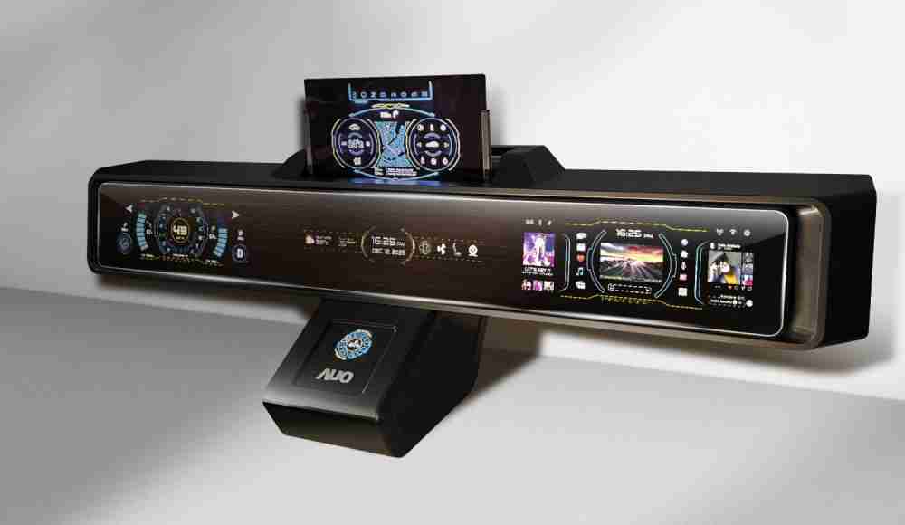 EBpayMicro LED沉浸式车舱显示方案结合 可卷式、、、可伸缩的Micro LED应用并可呈现不同的质感纹路，，展现人性化设计