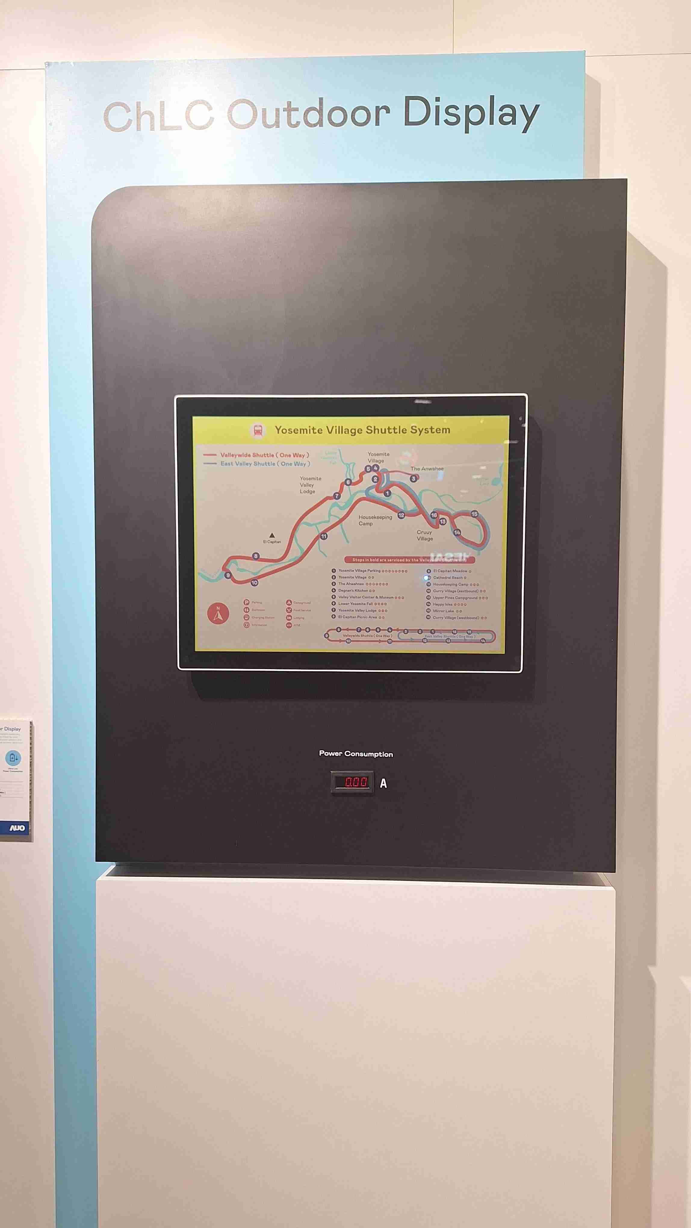 EBpay的「胆固醇液晶超低耗能户外全彩显示器」不只环保省电，，且符合户外严苛使用环境，，，，拥有在摄氏-30度至85度下的宽温使用优势，，，，并且强光愈强愈能呈现绝佳的色彩饱和度及显示效果，，，易于安装的特性将成为户外电子看板的新首选。。